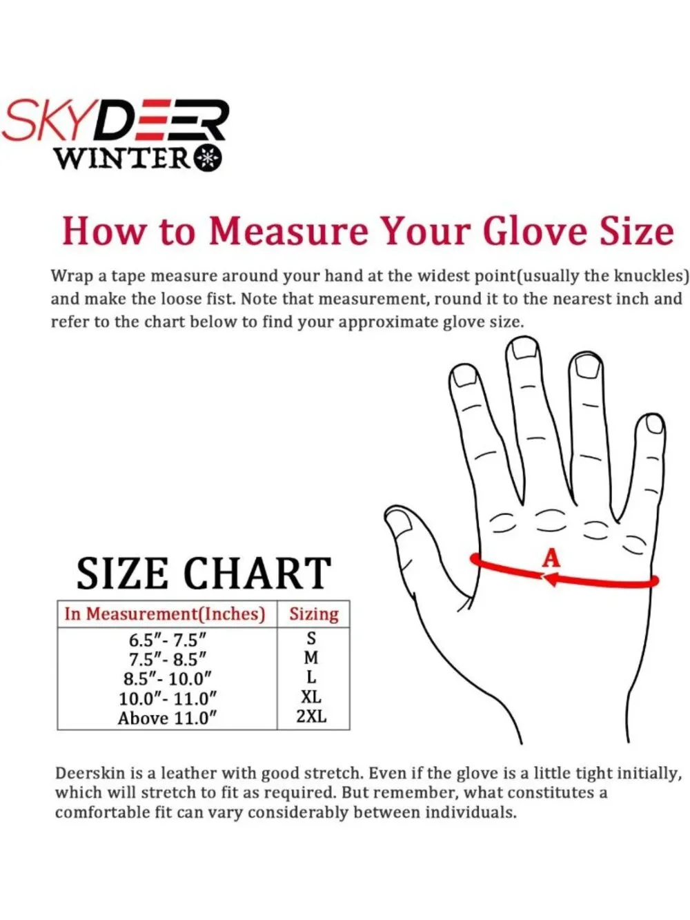 Cozy Winter Gloves - Soft Deersplit Leather, 3M Thinsulate Insulation, Cold